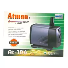 Atman At-106 3000l/h 127v Bomba Submersa P/ Aquarios Fontes