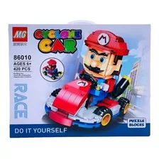 Juego Armatodo Mario Bros Carro Emsamble Block Cyclone Car