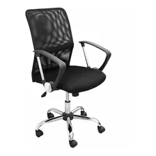 Silla Ejecutiva Oficina Chicago Base Cromada Nueva