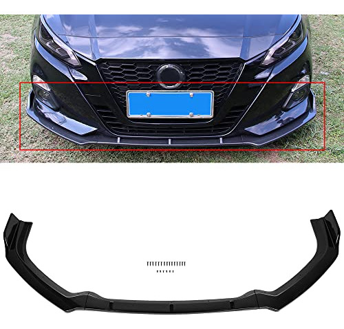 3pcs Front Bumper Lip Compatible Con Nissan Teana 2019-2020 Foto 9