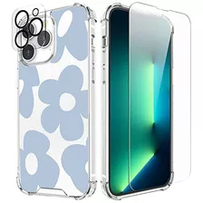 Funda 3 En 1 Para iPhone 14 Pro Max iPhone 14 Pro Max-azul R