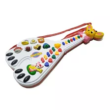 Guitarra Musical Infantil Girafa 26 Teclas Som Música