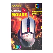 Mouse Gamer Aoas K80