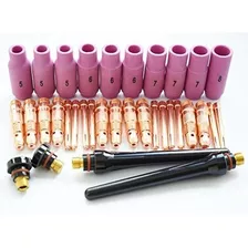 Warrior 34pcs Tig Torch Consumibles Accesorios Kit Fit Tig W