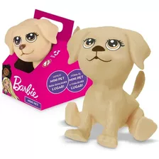 Pet Da Barbie Mini Cachorro Honey Na Casinha 12cm Vinil