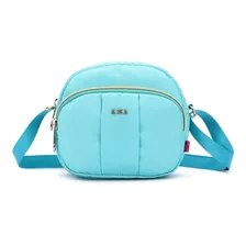 Bolsa Feminina Transversal Em Tactel Kika Hb2c14-7