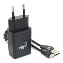 Kit Micro Usb Carregador + Cabo ELG Bivolt Kt510wc