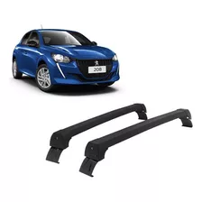 Rack Teto Peugeot 208 Partir De 2020 Long Life Sports Preto