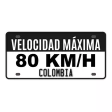 Calcomania Aviso Velocidad Máxima Carro 