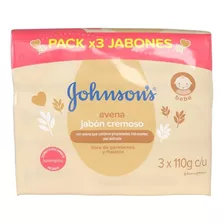 Jabón Bebé Johnson's Avena Tripack 3x110 - mL a $13