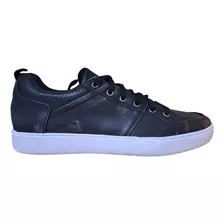 Zapatilla B&s Informal Cuero Vacuno Cod. 5300 Grin Negro