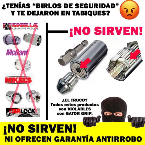 Birlos De Seguridad Fiat Uno 2 Llaves - Envo Gratis!1 Foto 6