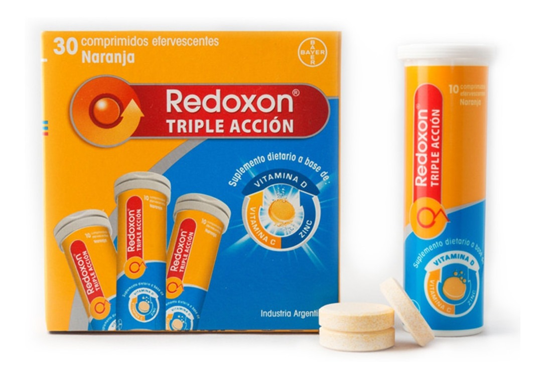 Bayer Redoxon Triple Acción 30 Comp Efervescentes Vitamina C