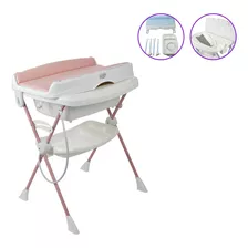 Banheira De Bebê Infantil Até 20kg Rose Splash - Burigotto Cor Rose Madder