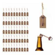 50 Abridores De Botellas Con Tarjeta De Etiqueta Y Cordel, A
