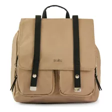 Mochila Con Tapa Mediana Erzurum Taupe