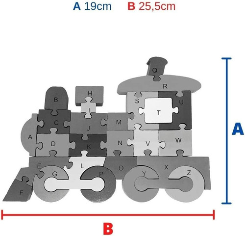 Quebra Cabeça Infantil Cachorro 3D MDF 26Pçs- VMP