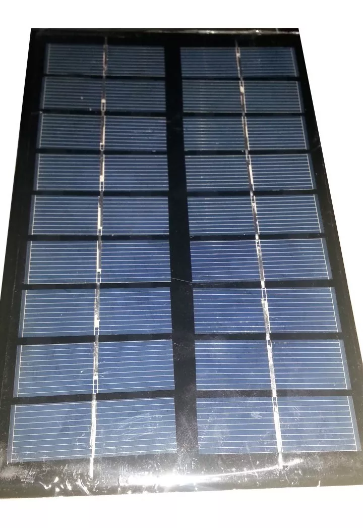 Painel Célula Energia Solar Fotovoltaica 3w 6v- 0.5a Lenharo