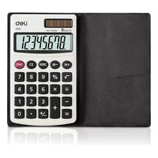 Calculadora De Escritorio Basica Deli 8 Dig Silver