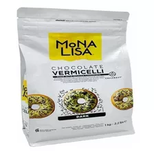 Granulado Vermicelli Dark Mona Lisa Callebaut 1kg