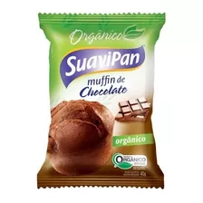 Muffin De Chocolate Orgânico 12x40g Suavipan Kit 2 Un