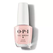 Esmalte De Uñas Opi Gel Break Sheer Color Properly Pink 15ml Color Transparente