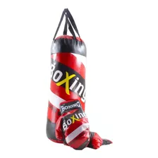 Kit Luva De Boxe Infantil E Saco De Pancadas 70 Cm