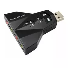 Skyway Adaptador Usb A Audio 7.1 Sonido Doble Entrada Y Sali