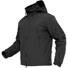 Chaqueta Impermeable Softshell Táctica Gorro Con Cierre