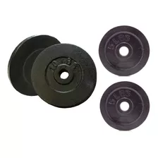 Set Kit 4 Discos Por 30 Lb Para Pesas Barras-mancuernas Gym