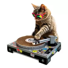 Cat Scratcher Dj Deck Juguetes Interactivos Gatos Cat S...