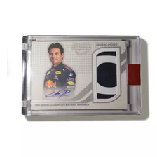 Exclusiva: Tarjeta Firmada Por Checo Pérez Con Reliquia F1