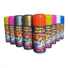 9 Tinta Spray Para Cabelo Colorida - Sai Com Agua - Promoçao