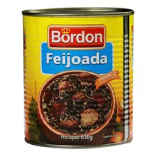 Kit 12un. Feijoada Bordon 830g