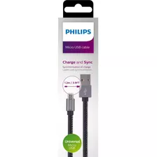  Cabo Do 1 Usb A Em 1 Micro Usb Philips Dlc2518b Do 1.2m