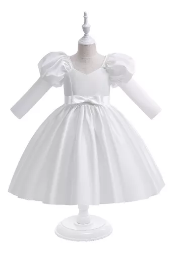 Primera imagen para búsqueda de vestido blanco bebe