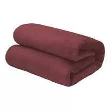 Cobertor Camesa Flannel Loft Cor Goiaba Com Design Lisa De 2.4m X 2.2m