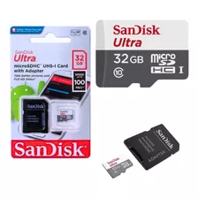 Cartão Memória Sandisk Ultra 32gb Original 100mb/s Classe 10