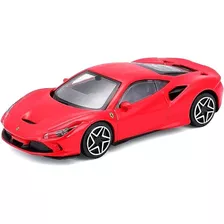 Miniatura Carro Ferrari F8 Tributo 1/43 Vermelho Bburago