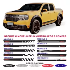 Acessorios Ford Maverick Pick-up Faixas Lateral Adesivos Par