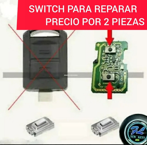 2 Pza Microswitch Botones Control Meriva Corsa Astra Zafira  Foto 2