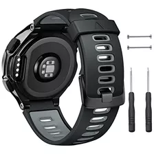 Compatible Correas De Reloj Forerunner 220 Hebilla Negr...