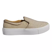 Tenis Casual Perugia Beige/brillante 16052