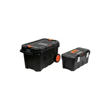 Carro + Caja De Herramientas 2 En 1 Bauker Oferta Calidad