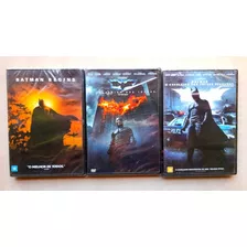 Dvd Batman Cavaleiro Das Trevas Trilogia Lacrado Frete Fixo