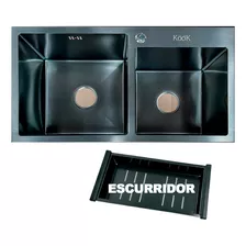 Pileta Bacha De Cocina Acero Inoxidable Con Escurridor