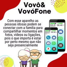 Celular Para Idoso Vovó&vovofone 32gb Redes Sociais Zap Sos