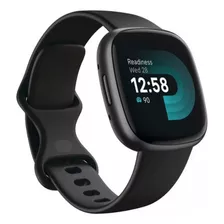 Relógio Smartwatch Fitbit Versa 4 Fitness - Preto