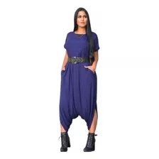 Macacão Saruel Para Gestantes Plus Size Moda Grande Feminina