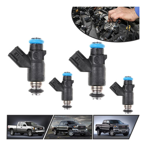 Foto de Cp. 4pcs Inyector De Gasolina Para Gmc Sierra 1500 2500hd